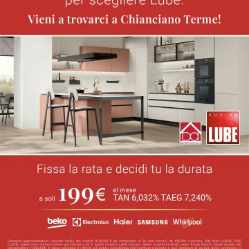Brochure promozione Lube per pagamento rateale valida fino al 31/12/2025